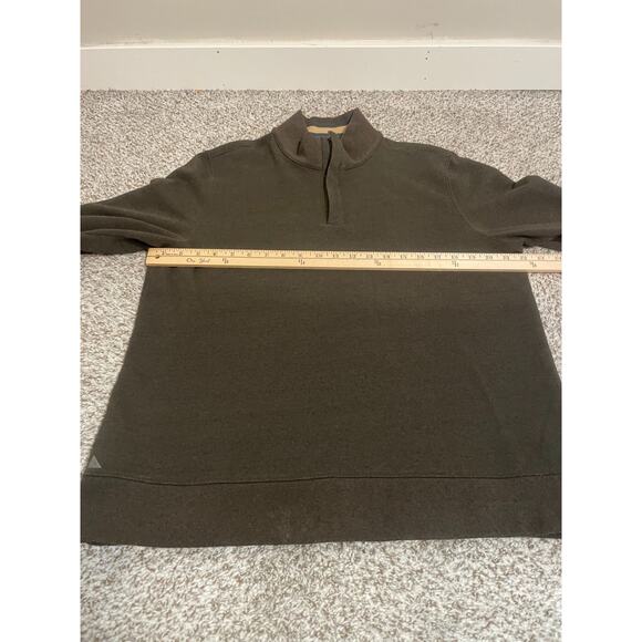 UNTUCKit 1/4 Zip Sweatshirt Size Large Brown Men's Corral Style #40297 - Picture 7 of 9